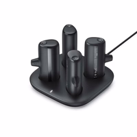 4 Veger W007CK 5000mAh išorinių baterijų rinkinys (2x Lightning + 2x USB-C) su įkrovimo stotele - juoda