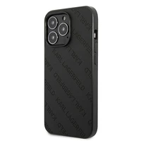 Karl Lagerfeld perforuotas Allover dėklas iPhone 13 Pro / 13 6.1" - juoda