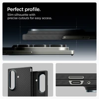 Spigen AirSkin Aramid dėklas telefonui Samsung Galaxy Z Fold 7 - juodas