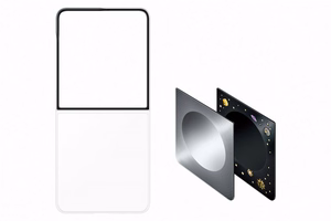 FF776CJE magnetinis Flipsuit dėklas Samsung Galaxy Flip 8, pilkas