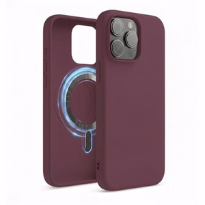 Telefono dėklas „TM MagSafe Silicone“ skirtas iPhone 12 (iPhone 12 Pro) / Purple /