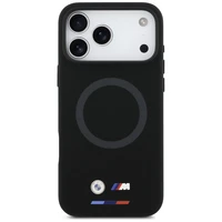 BMW M Silicon Logo MagSafe deklas iPhone 17 Pro Max - juodas