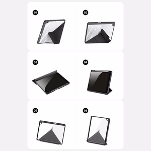 DUX DUCIS dėklas MAGI su pieštuko laikikliu iPad 10.9 (2022) juodas