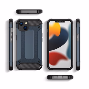 Hybrid Armor dėklas iPhone 14 Plus šarvuotas hibridinis dėklas juodas