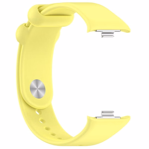 SILIKONINIS DIRŽELIS MI BAND 8 PRO/M8 PRO (6). GELTONAS