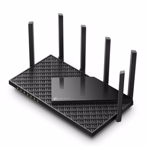 TP-Link Archer AXE75 belaidis maršrutizatorius Gigabitinis eternetas Trijų dažnio juostų (2,4 GHz / 5 GHz / 6 GHz) Juoda