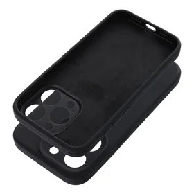 Dėklas telefonui SILICONE 2mm IPHONE 15 Pro juodas