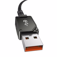 Baseus Unbreakable USB kabelis 1 m USB A USB C Juoda