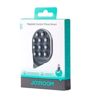 Magnetinis telefono laikiklis su siurbtukais Joyroom JR-ZS418 juodas