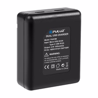 2 lizdų įkroviklis Puluz PU919B GoPro Hero 9/10/11/12
