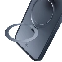 3mk Smoke magnetinis dėklas su stovu iPhone Air telefonui - juodas