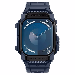 Dėklas SPIGEN RUGGED ARMOR ”PRO” APPLE WATCH 10 (46 MM) tamsiai mėlynas