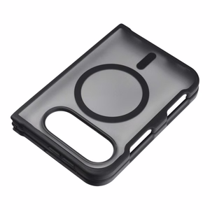 Juodas Forcell F-Protect 4sD-i Smoke Hybrid Premium dėklas iPhone Duo, suderinamas su MagSafe