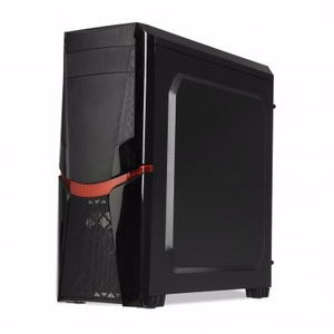 iBox ORCUS X14 Midi Tower juodas kompiuterio korpusas