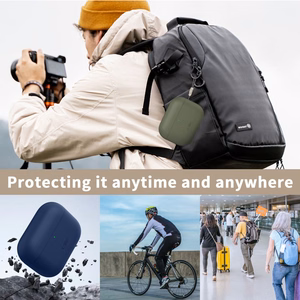 Tech-Protect silikoninis dėklas AirPods Pro 3 smėlio spalvos