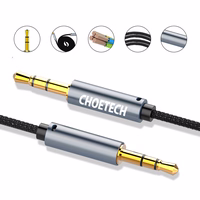 Audio kabelis CHOETECH 3.5mm, M-M, 1.2m