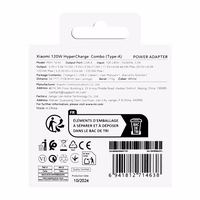 "Xiaomi BHR9462EU" 120W 6A USB-A sieninis įkroviklis su USB-C kabeliu - baltas