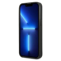 Karl Lagerfeld KLHCP13LMNMP1K iPhone 13 Pro / 13 6.1" dėklas telefonui (m) juodas / juodas Monogramos plokštelė