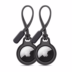 Tech-Protect Rough 2-vnt rinkinys dėklas Apple AirTag - juodas
