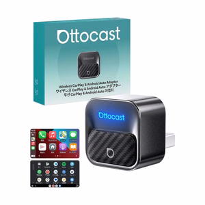 Belaidis CarPlay/Android Auto adapteris Ottocast Mini Core juodas