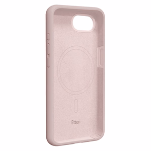 Etteri Silikoninis Mag dėklas for iPhone 16e / 17e šviesiai rožinis