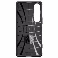 Spigen Rugged Armor Dėklas telefonui Sony Xperia 1 VII - matinis juodas