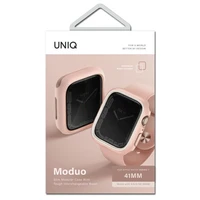 Uniq Moduo dėklas Apple Watch 4/5/6/7/8/SE/SE2 40/41mm - rožinis ir baltas