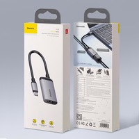 Baseus adapteris HUB - Type C į VGA + Type C PD - (CAHUB-O0G) tamsiai pilkas