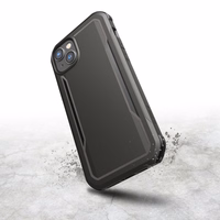Raptic X-Doria Fort dėklas iPhone 14 Pro Max su Magnetine šarvuota juoda danga