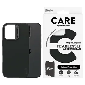 CARE by PanzerGlass madingas dėklas telefonui iPhone 16 Pro 6.3" juodas Magnetinis 1378