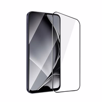 Apsauginis stiklas metaliniu rėmeliu Samsung Galaxy A24 4G / A25 5G juodas rėmelis