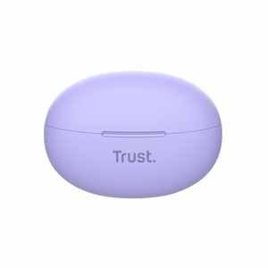 Trust Yavi Bluetooth TWS belaidės į ausis įdedamos ausinės su ENC, violetinės
