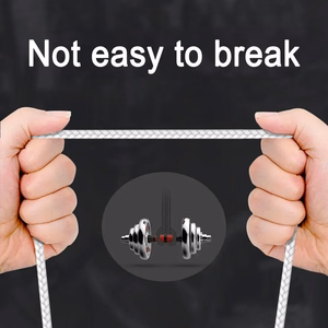 Kabelis Blavec Cable Raptor pluoštinis - Type-C į Lightning - PD 20W 2,4A 0,25 m Apple CarPlay (CRA-CL24WS025) baltas-sidabrinis