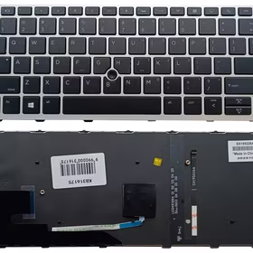 Klaviatūra HP Elitebook 730, 735, 830 G5/G6, su pašvietimu ir „trackpoint“