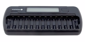 everActive NC-1200 – mikroprocesorinis AA ir AAA akumuliatorių įkroviklis