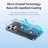 Rock Matte serijos magnetinis dėklas Iphone 16 Pro Max juodas