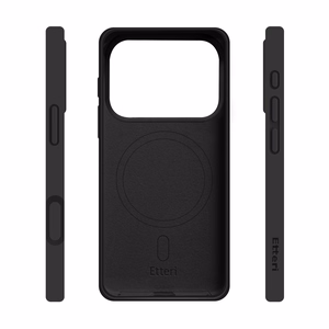 Etteri Silikoninis Mag dėklas for iPhone 17 Pro Max juodas