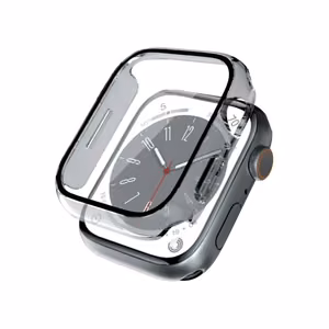 Crong Hybrid Watch Case with integrated glass for Apple Watch 41 mm, clear