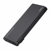 VEGER išorinė baterija 25000 mAh su įmontuotais kabeliais Type C / Lightning PD 130W TCE130 (W2503) juoda