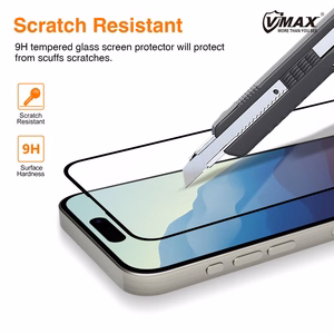 Vmax Apsauginis stiklas 9D iPhone 14 Pro Max 6,7\"