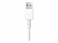 LOGI H390 USB ausinės baltos