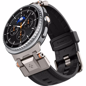 Spigen DuraPro Armor dirželis, skirtas „Samsung Galaxy Watch 40/44/46 mm“ – juodas