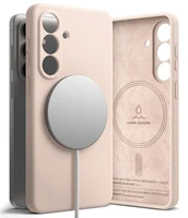 Ringke Silicone MagSafe Case for Samsung Galaxy S26 - Pink