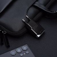 FORCELL F-ENERGY GaN III B125101-E itin plonas kelioninis įkroviklis 1 x Type C + USB A PD QC4.0 3A 25W juodas