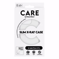 CARE by PanzerGlass plonas X-Ray dėklas telefonui iPhone 15 Pro - skaidrus