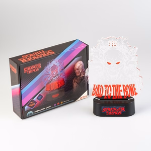 Stranger Things Bad To The Bone LED naktinė lempa, 16 × 24 cm