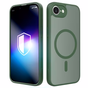 3mk Misty MagCase dėklas iPhone 16E / 17E - žalias