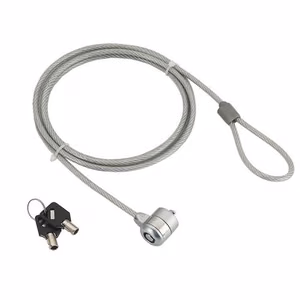 Gembird LK-K-01 кабельный замок для ноутбука (ключ) 1.8м