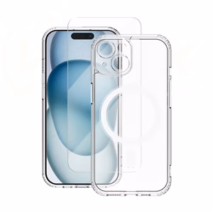 Vmax rinkinys dėklas + stiklas 2,5D premium iPhone 16 Plus 6,7"