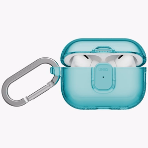 Uniq Glase Pro deklas AirPods Pro 3 Lock deklas - skaidrus melynas
